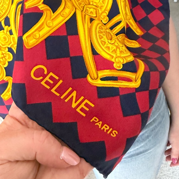 CELINE Silk Scarf - Picture 4 of 6